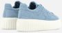 HOGAN Lage Sneakers Dames H-stripes Maat: 38 Materiaal: Denim Kleur: Blauw - Thumbnail 6
