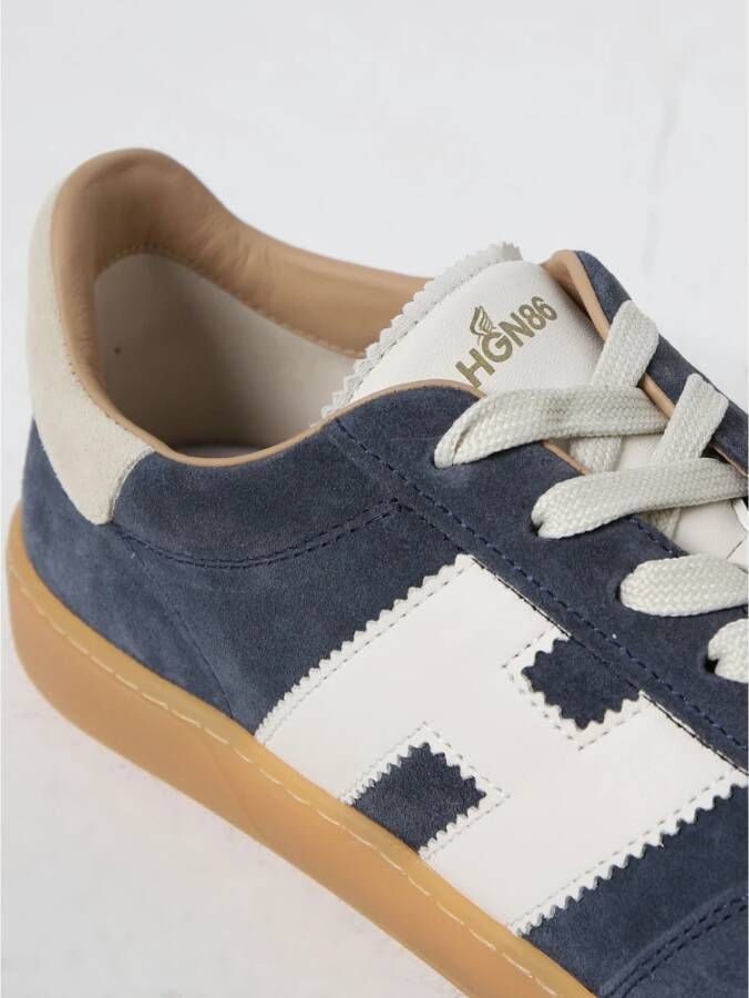 Hogan Coole Sneakers met Veters Blue Heren