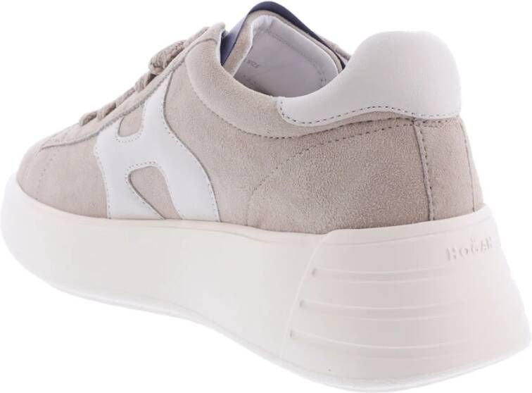 Hogan Sneakers van suède leer met geheugenschuim Brown Dames