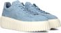 HOGAN Lage Sneakers Dames H-stripes Maat: 38 Materiaal: Denim Kleur: Blauw - Thumbnail 2
