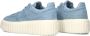 HOGAN Lage Sneakers Dames H-stripes Maat: 38 Materiaal: Denim Kleur: Blauw - Thumbnail 3