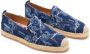 Hogan Denim Floral Print Espadrilles - Thumbnail 2