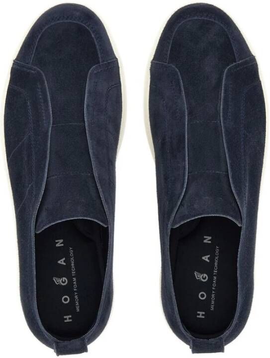 Hogan Donkerblauwe Instap Sneakers Blue Heren