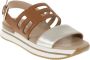 Hogan Stijlvolle Leren Sandalen Bruin Dames - Thumbnail 8