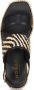 Hogan Gevlochten Stijl Leren Sandalen Rubberen Zool Black Dames - Thumbnail 3