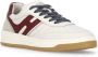 Hogan Gaatjesleren Sneakers met Contrasterende Details White Heren - Thumbnail 2