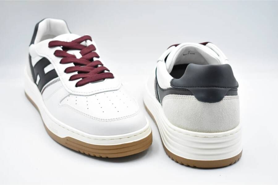 Hogan Geknoopte Sneakers Blauw Wit