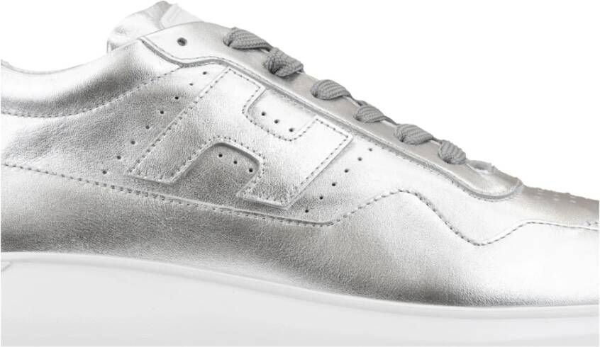 Hogan Gelamineerde leren vetersneakers