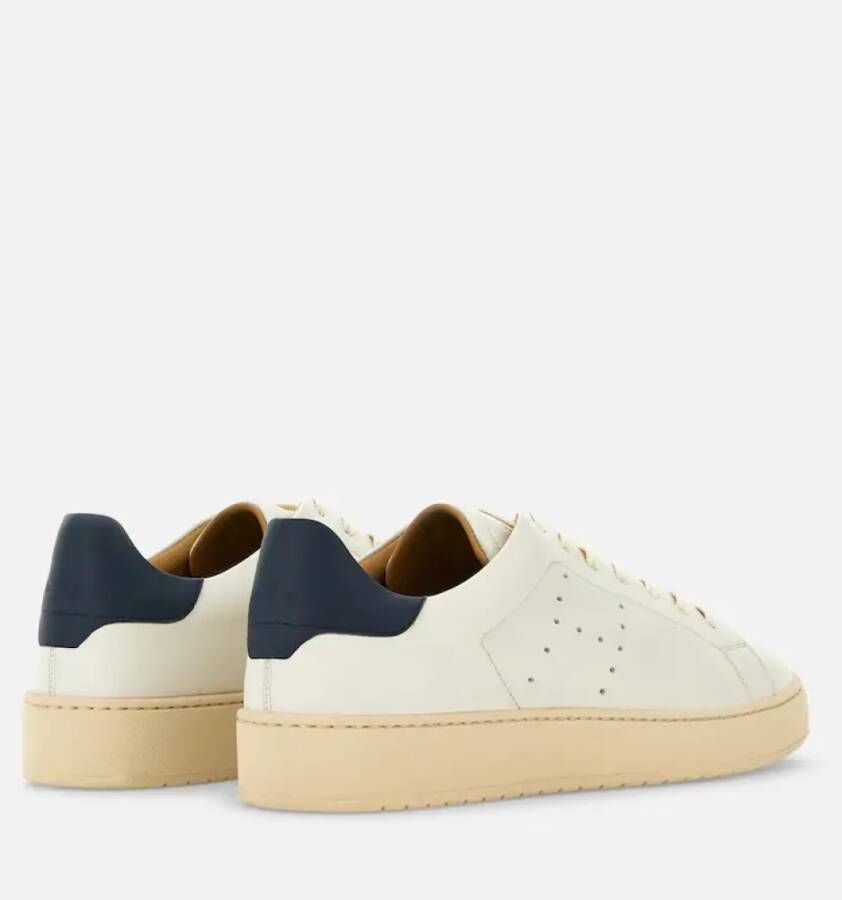 Hogan Geperforeerde Sneakers in Ivoor Nappa