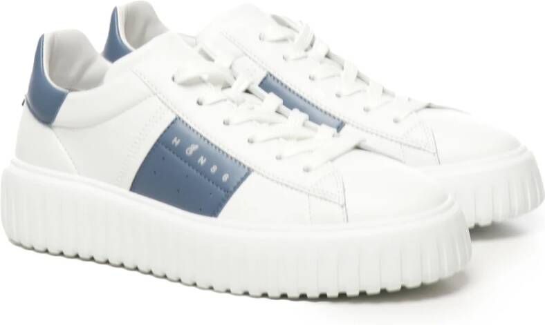Hogan Gestreepte Band Sneakers White Heren