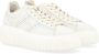 Hogan Gestreepte Geperforeerde Sneakers White Dames - Thumbnail 2