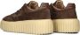 Hogan Gestreepte lage sneakers voor dames bruin - Thumbnail 2