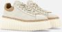 Hogan Gestreepte leren sneakers ivoor White Dames - Thumbnail 2