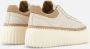 Hogan Gestreepte leren sneakers ivoor White Dames - Thumbnail 3