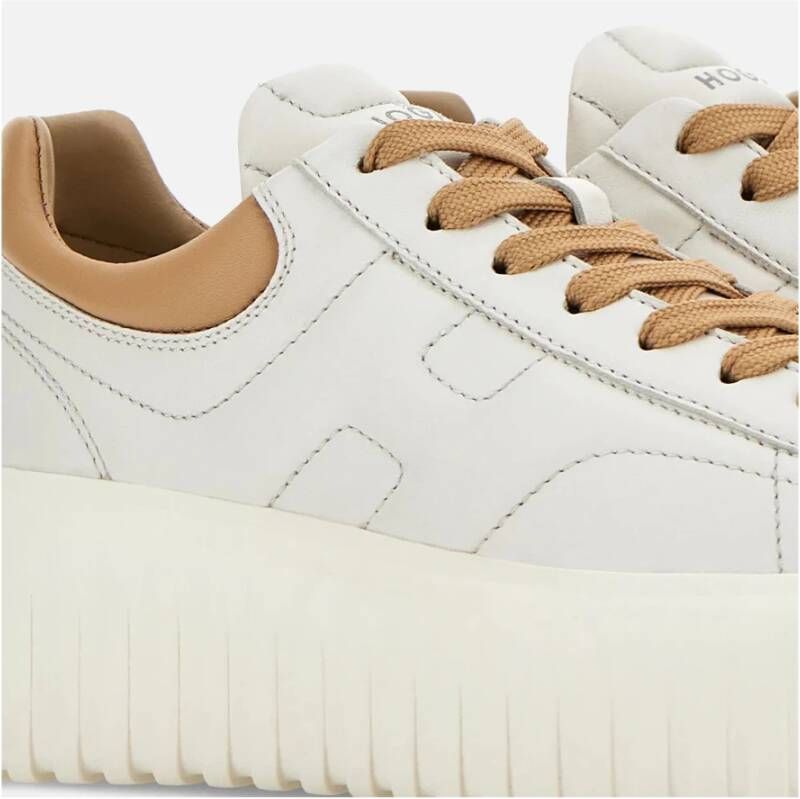 Hogan Gestreepte leren sneakers met geheugenschuim