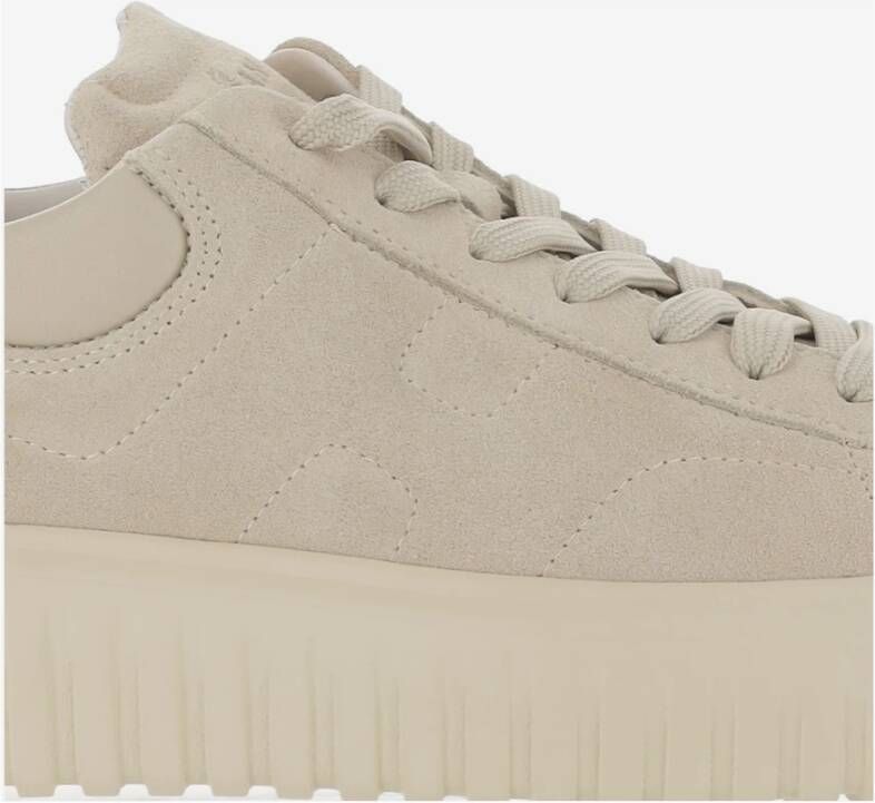 Hogan Gestreepte leren sneakers met geheugenschuim