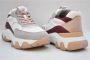 Hogan Geveterde Rosso Rosa Grigio Schoenen Multicolor Dames - Thumbnail 3