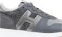 Hogan Glitter Sneakers met Suède Details Gray Dames - Thumbnail 5