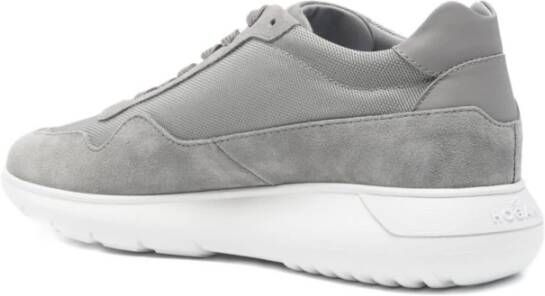 Hogan Grijze Interactieve Suède Sneakers