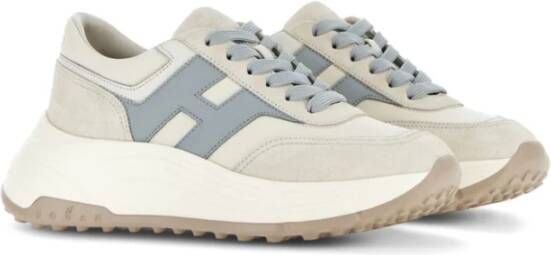 Hogan Grijze Leren Sneakers