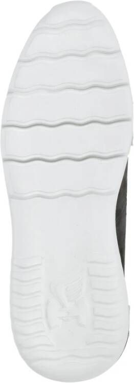 Hogan Leren Sneakers Gray Heren