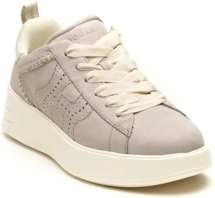 Hogan Grijze Sneakers Calzature Gray Dames