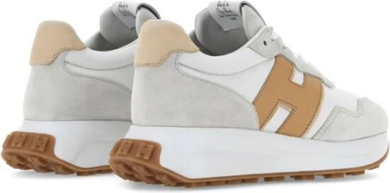 Hogan Grijze Suède Logo Sneakers