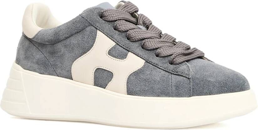 Hogan Grijze Suède Sneakers