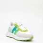 Hogan Groene Grijze en Witte Suède Sneakers Multicolor Dames - Thumbnail 2
