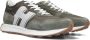 HOGAN Lage Sneakers Heren Hxm6010eg01 Maat: 42 Materiaal: Suède Kleur: Groen - Thumbnail 2