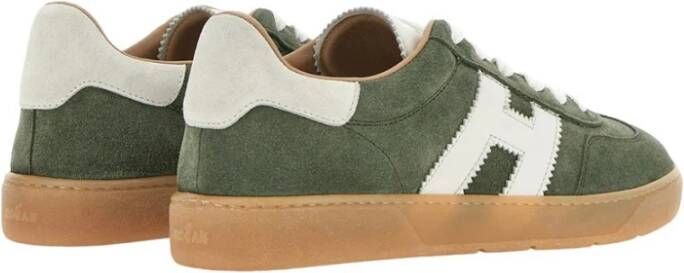 Hogan Groene Suède Sneakers