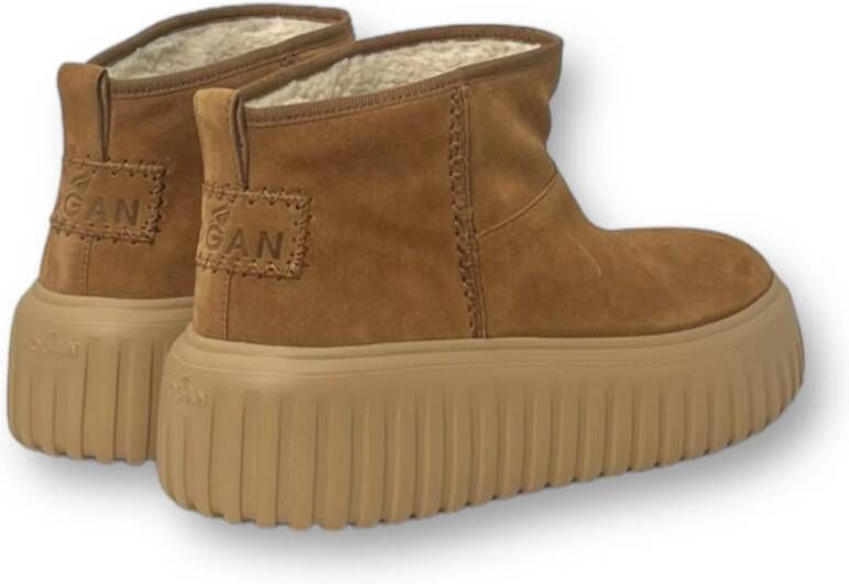 Hogan H-Stripes Boot Basso Brown Dames