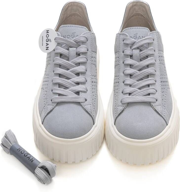 Hogan H-Stripes Suede Sneaker