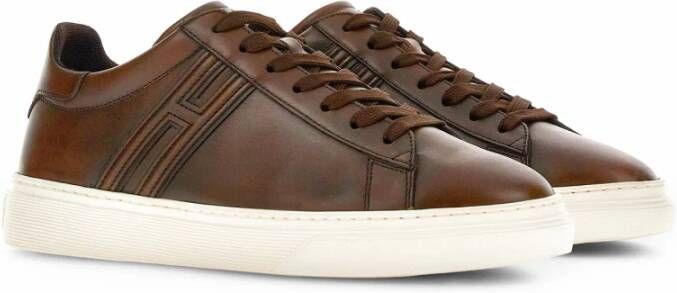 Hogan H365 Canaletto Sneakers Bruin Heren