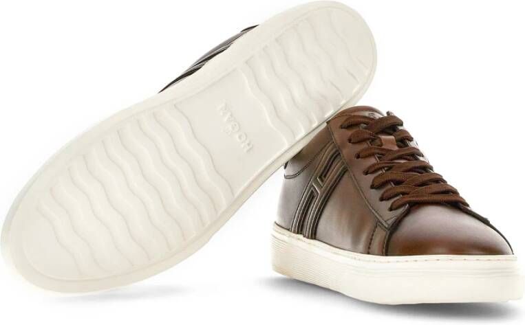 Hogan H365 Canaletto Sneakers Bruin Heren