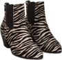 Hogan H401 Chelsea Zebra Geprinte Enkellaars - Thumbnail 2