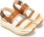 Hogan H432 Leren Sleehak Sandalen - Thumbnail 2