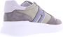 Hogan H580 Allacciato H Slash Sneakers Grijs Heren - Thumbnail 5