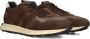 HOGAN Lage Sneakers Heren H601 Allacciato H Patch Maat: 45 Materiaal: Leer Kleur: Bruin - Thumbnail 3