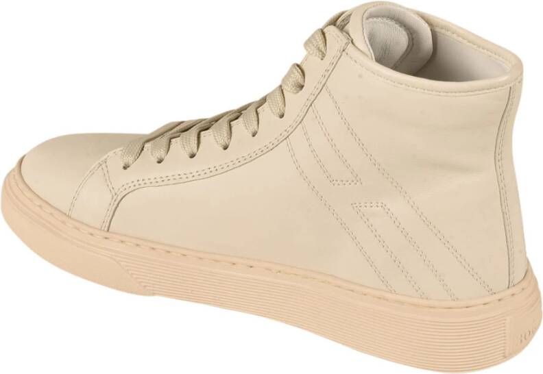 Hogan Hoge sneakers met veters Beige Dames