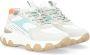 Hogan Hyperactive Leren Sneaker in Wit en Blauw Multicolor Dames - Thumbnail 2