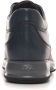 Hogan Blauwe Leren Sneakers met Tonal Borduursel Blauw Heren - Thumbnail 9