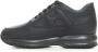 Hogan Interactive Leather sneakers with laces Zwart Heren - Thumbnail 3