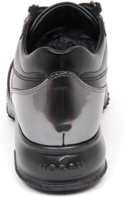 Hogan Interactive leren schoenen met H-stiksels