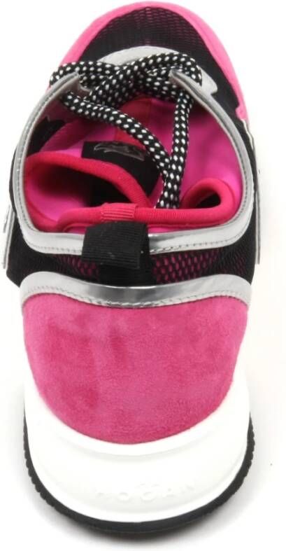 Hogan Interactive Lycra H Flock Fuchsia Black Schoenen