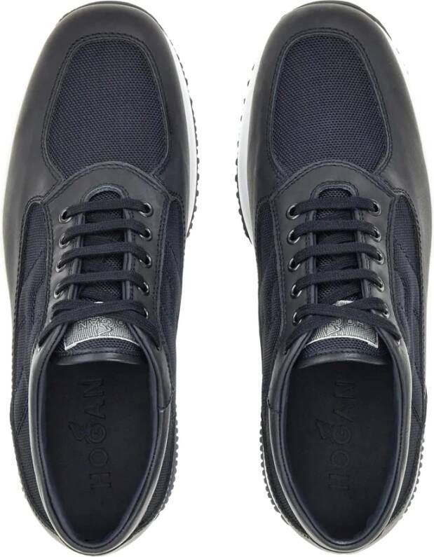 Hogan Interactive Sneakers met Stoffen Inzetstukken