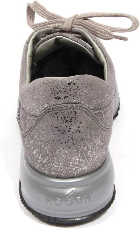 Hogan Interactive Strass Suede Sneakers
