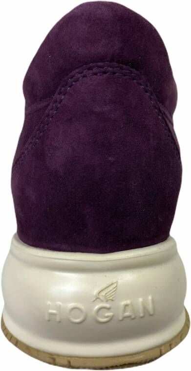 Hogan Interactive Suède Violet Veterschoenen