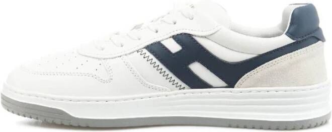 Hogan Italiaanse Leren Sneakers voor Heren White Heren