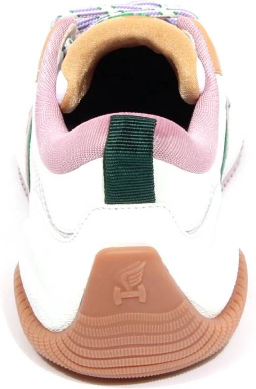 Hogan Italiaanse Leren Stoffen Schoenen met Memory Foam